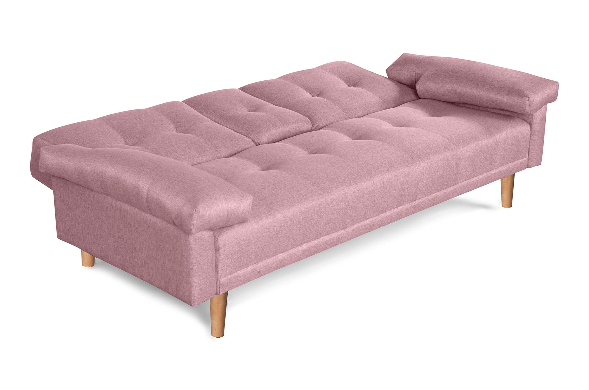 Sofá Cama De Lino Palo De Rosa Makora Modelo Hendrix