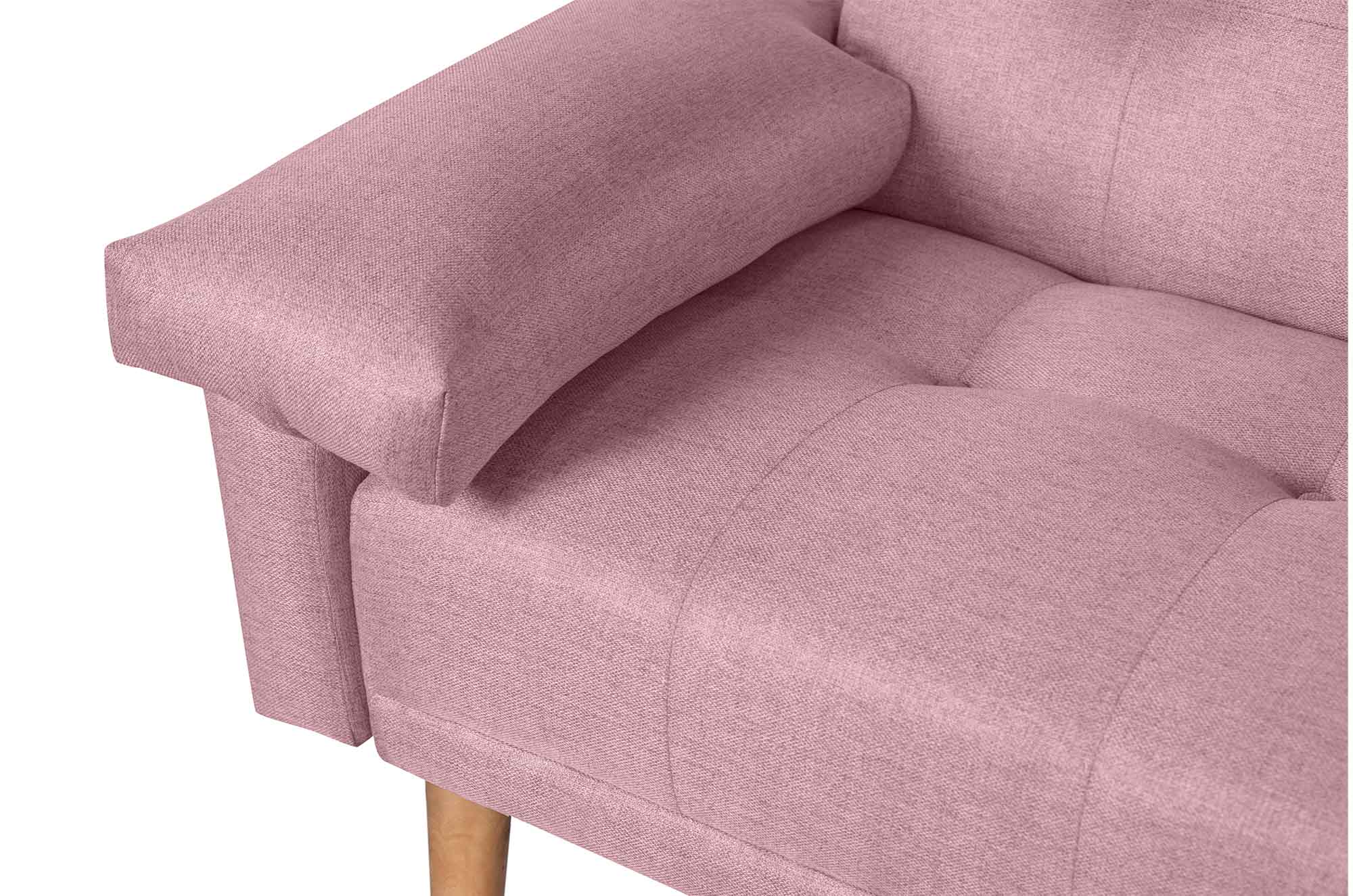 Sofá Cama De Lino Palo De Rosa Makora Modelo Hendrix