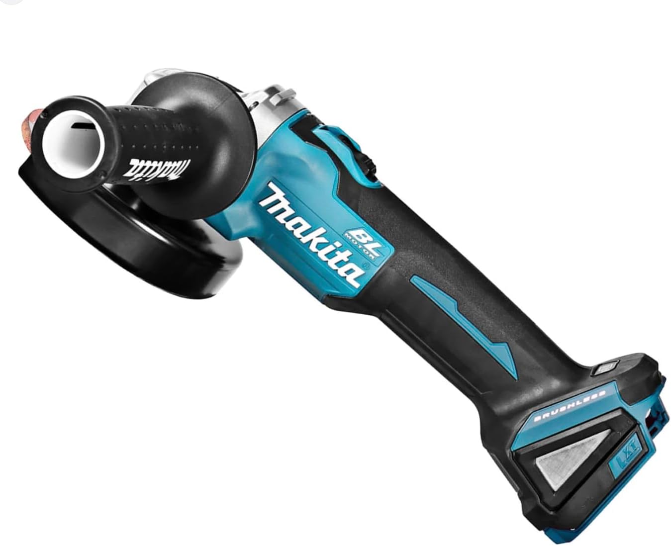 Amoladora angular Makita DGA504Z inalámbrica de 5 pulgadas (solo herramienta) con motor sin escobillas.