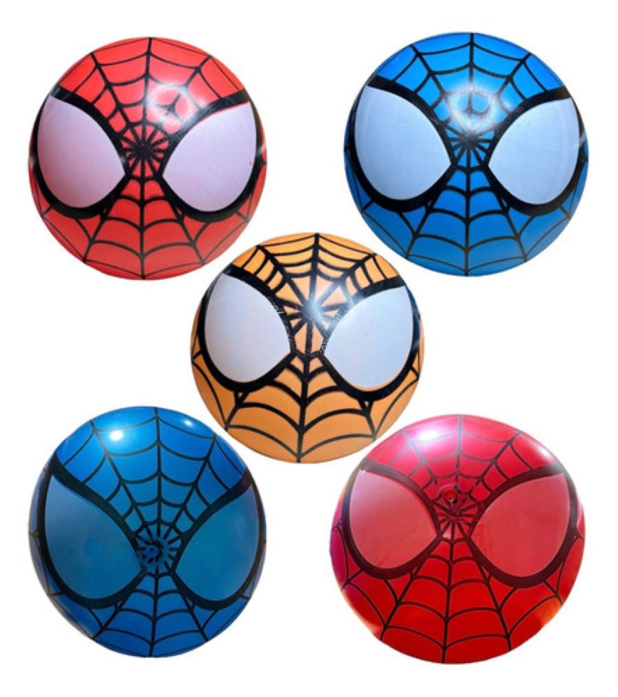 60 Pelotas Plástico Spiderman Fiesta Juguete Niño Niña.