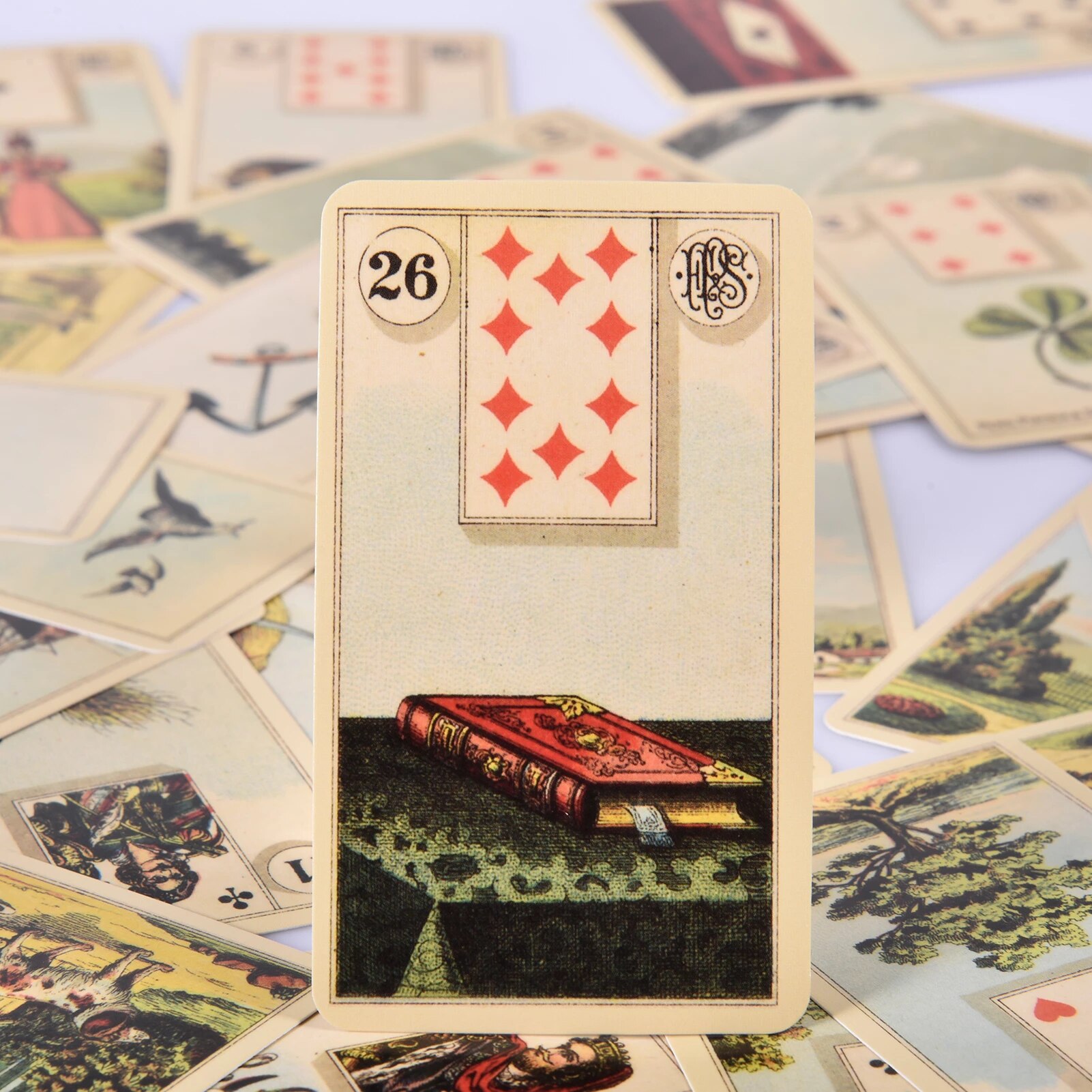Cartas Tarot Lenormand Mensajes Ocultos 36 Cartas.