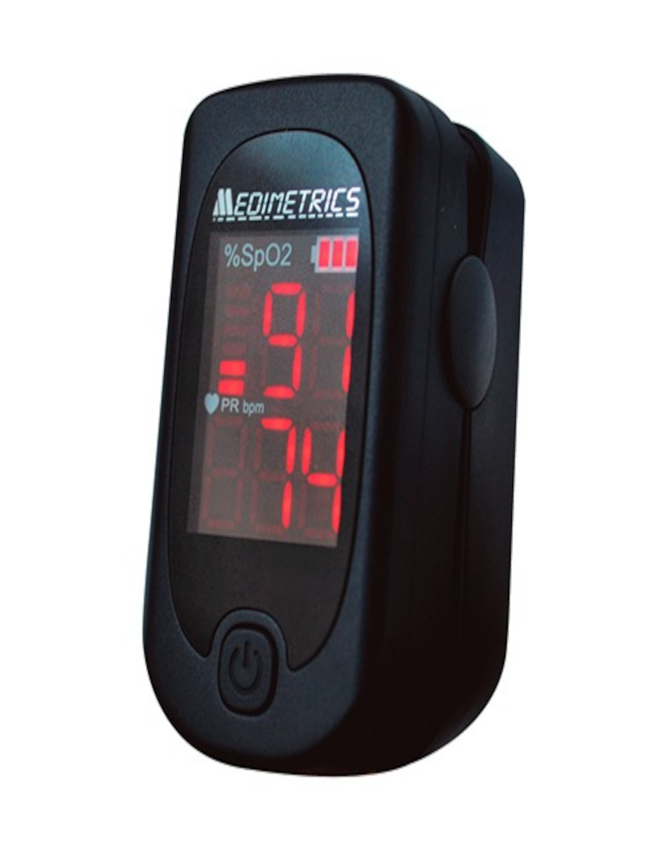 Oximetro de pulso negro-MEDIMETRICS-FS10A.