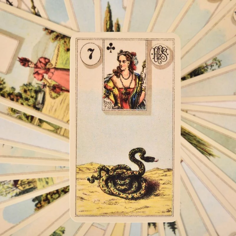 Cartas Tarot Lenormand Mensajes Ocultos 36 Cartas.