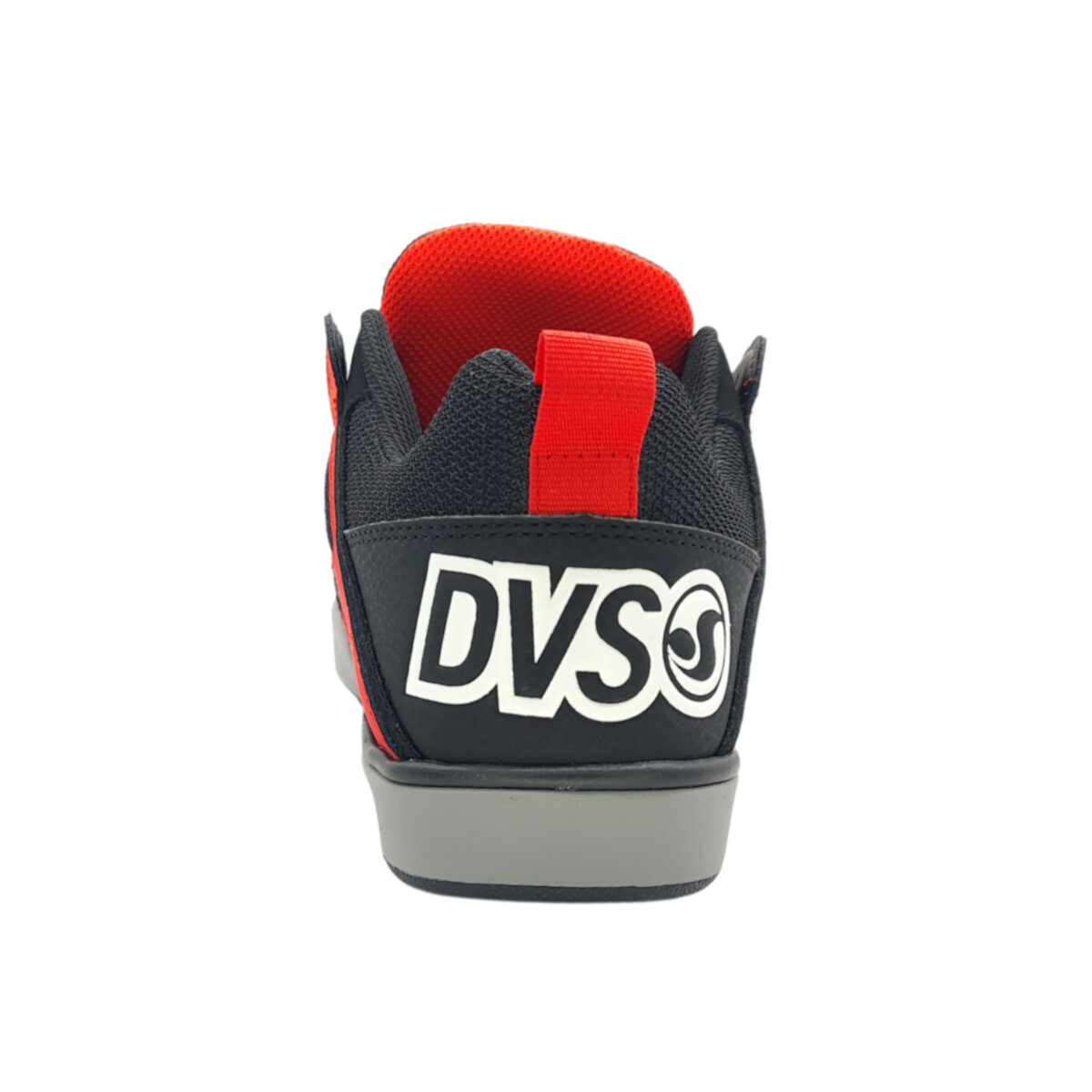 Tenis DVS Comanche 2.0+ 014 RED GRAY BLACK NUBUCK para Skateboarding.