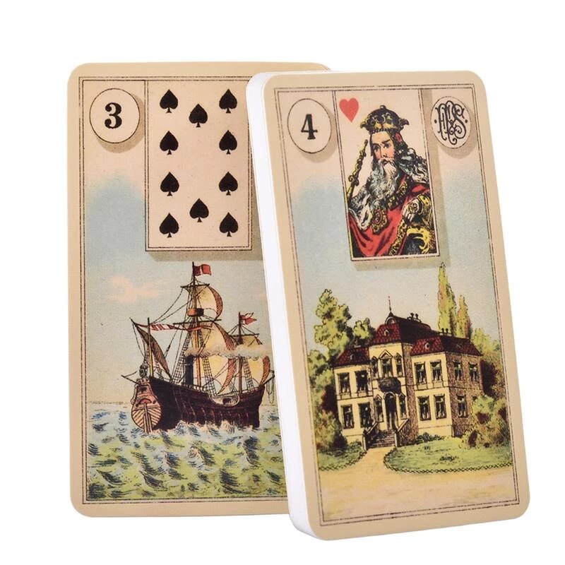 Cartas Tarot Lenormand Mensajes Ocultos 36 Cartas.