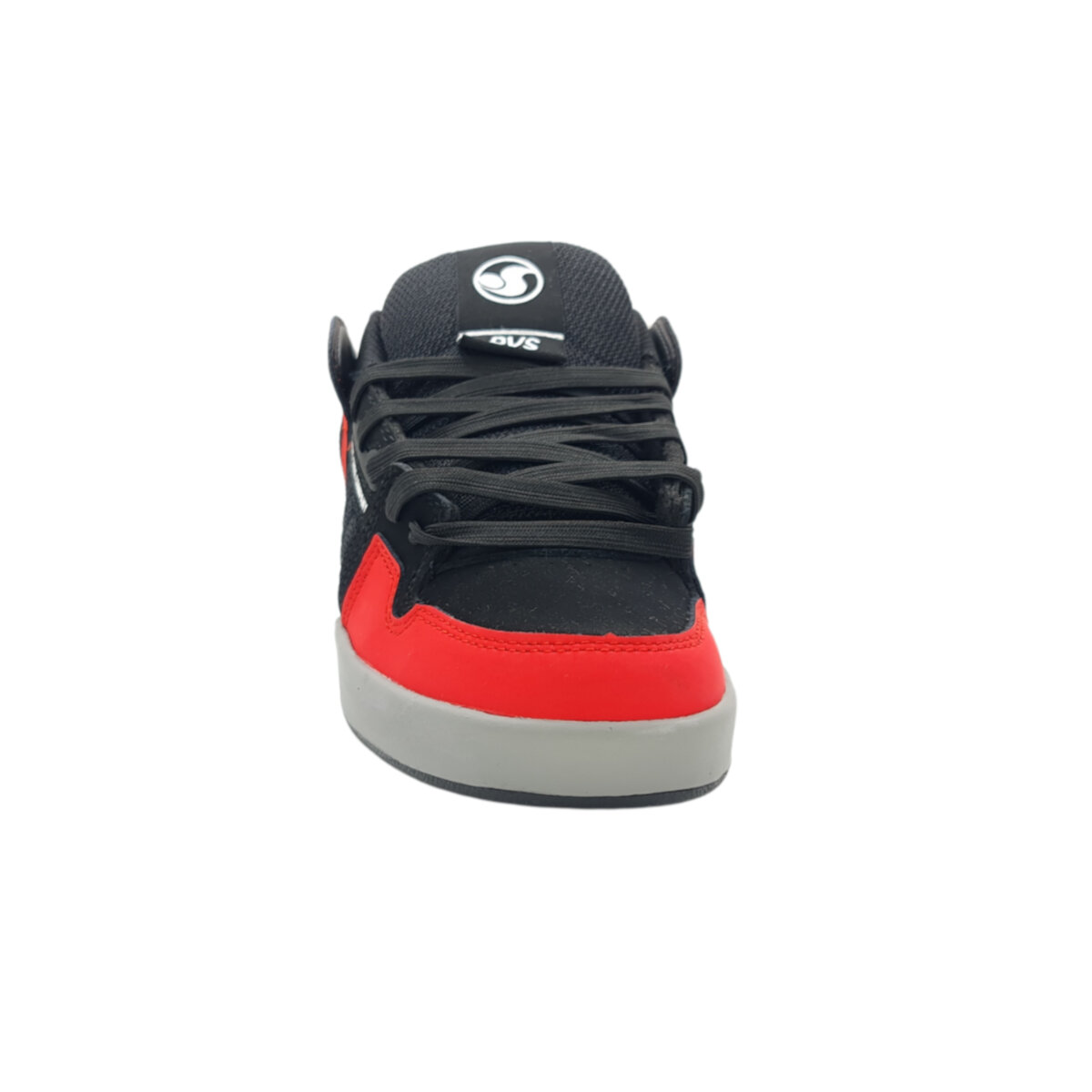 Tenis DVS Comanche 2.0+ 014 RED GRAY BLACK NUBUCK para Skateboarding.