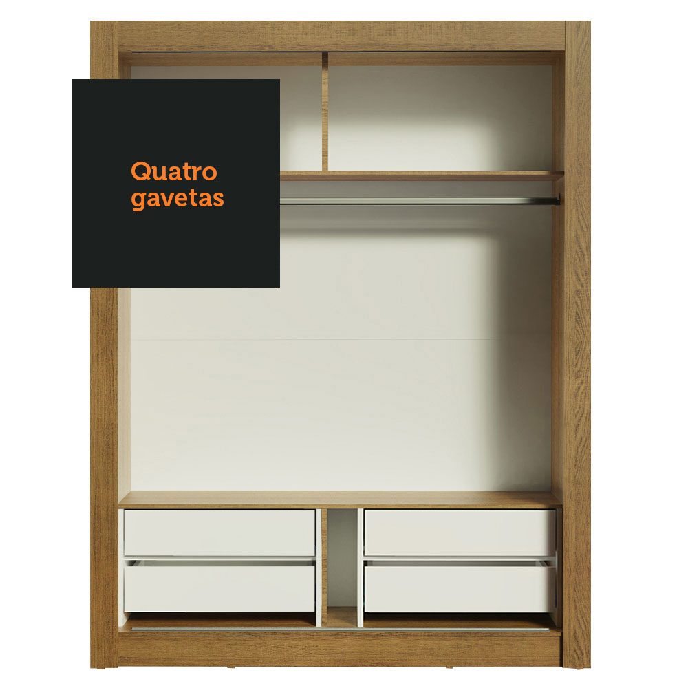 Ropero Closet Madesa 2 Puertas MB