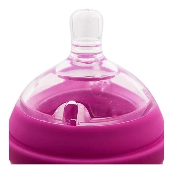 Set De Biberones Dos Bebe Evenflo Advanced Relaxfit 9oz Rosa