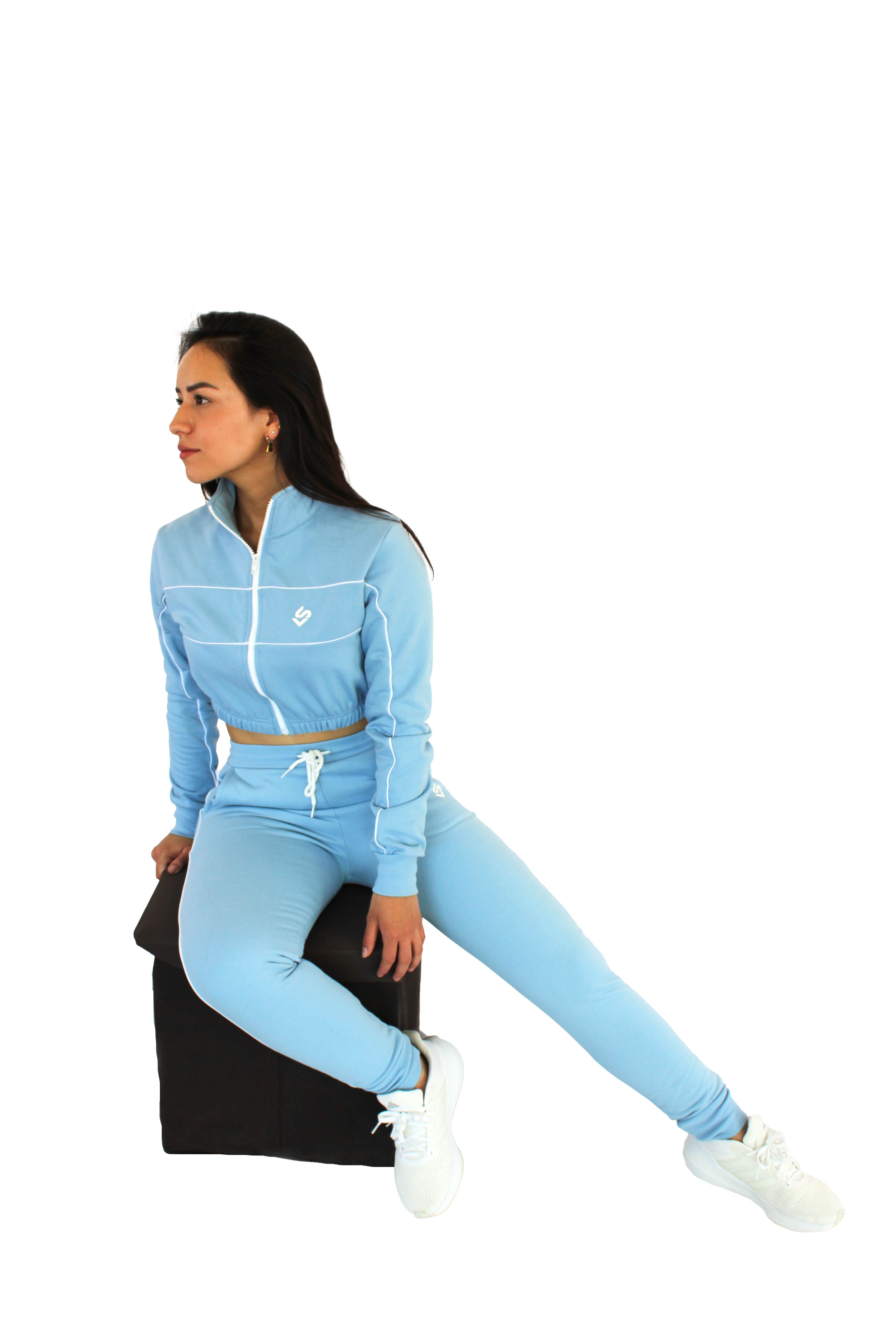 Jogger azul dama.