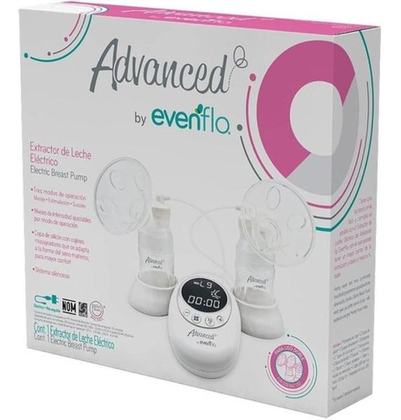Extractor Leche Evenflo Electrico O Pilas Doble Recolector