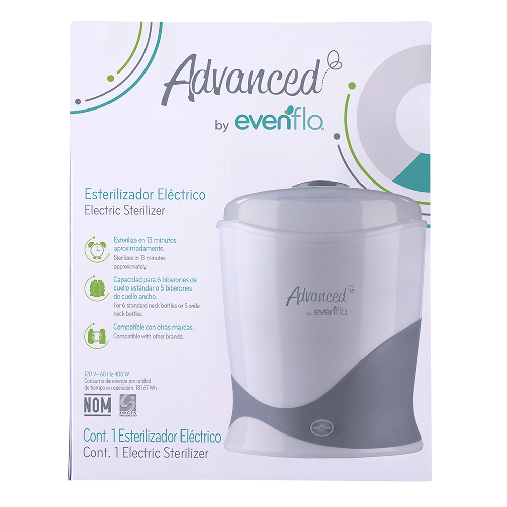 Esterilizador De Biberones Electrico Evenflo A Base De Vapor