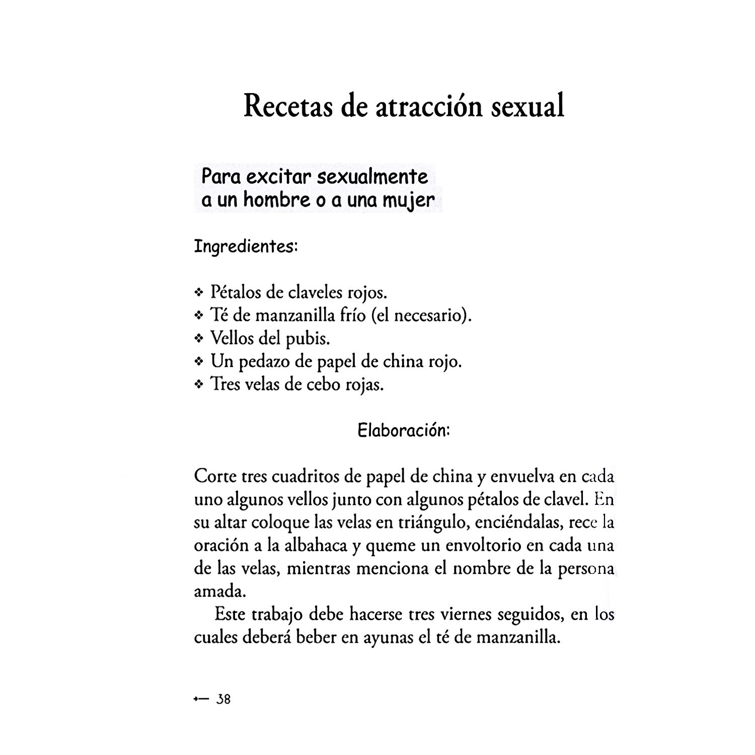 Recetas Que Sí Funcionan De Magia Blanca Y Magia Negra.