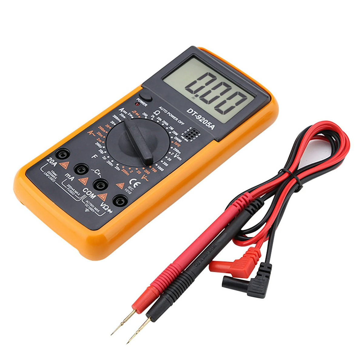 MULTIMETRO DIGITAL RANGO MANUAL MEDIDOR VOLTAJE CA Y CC
