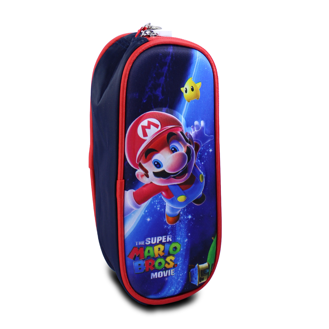 Kit Escolar Mochila Lonchera Y Lapicera De Mario Bross Para Niños.