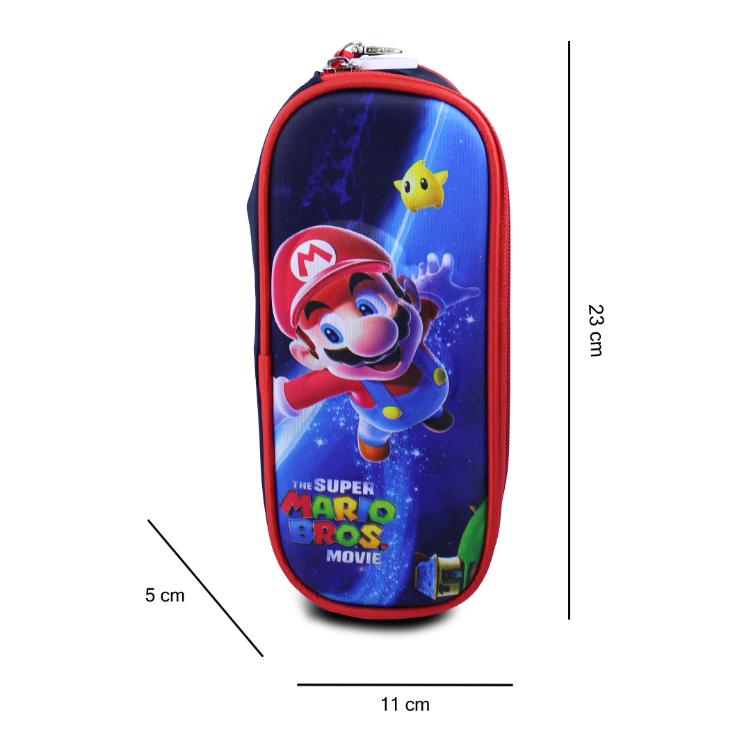 Kit Escolar Mochila Lonchera Y Lapicera De Mario Bross Para Niños.