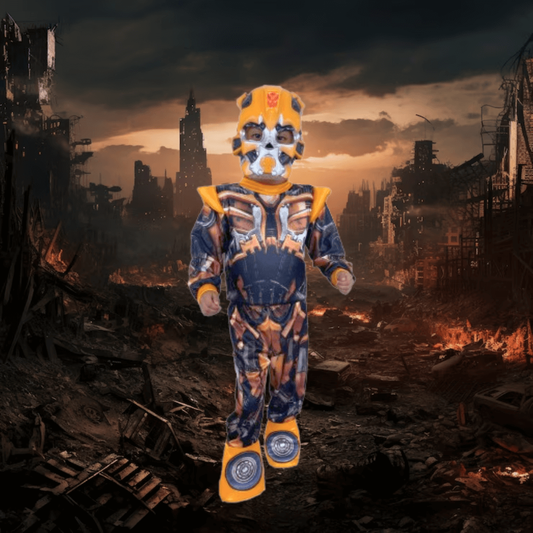 Cosplay Robot Amarillo - Disfraces para Niños.