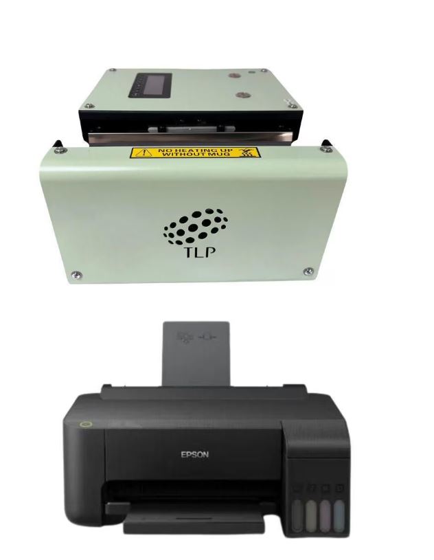 Plancha para Termos automática T1 + Impresora L1250.