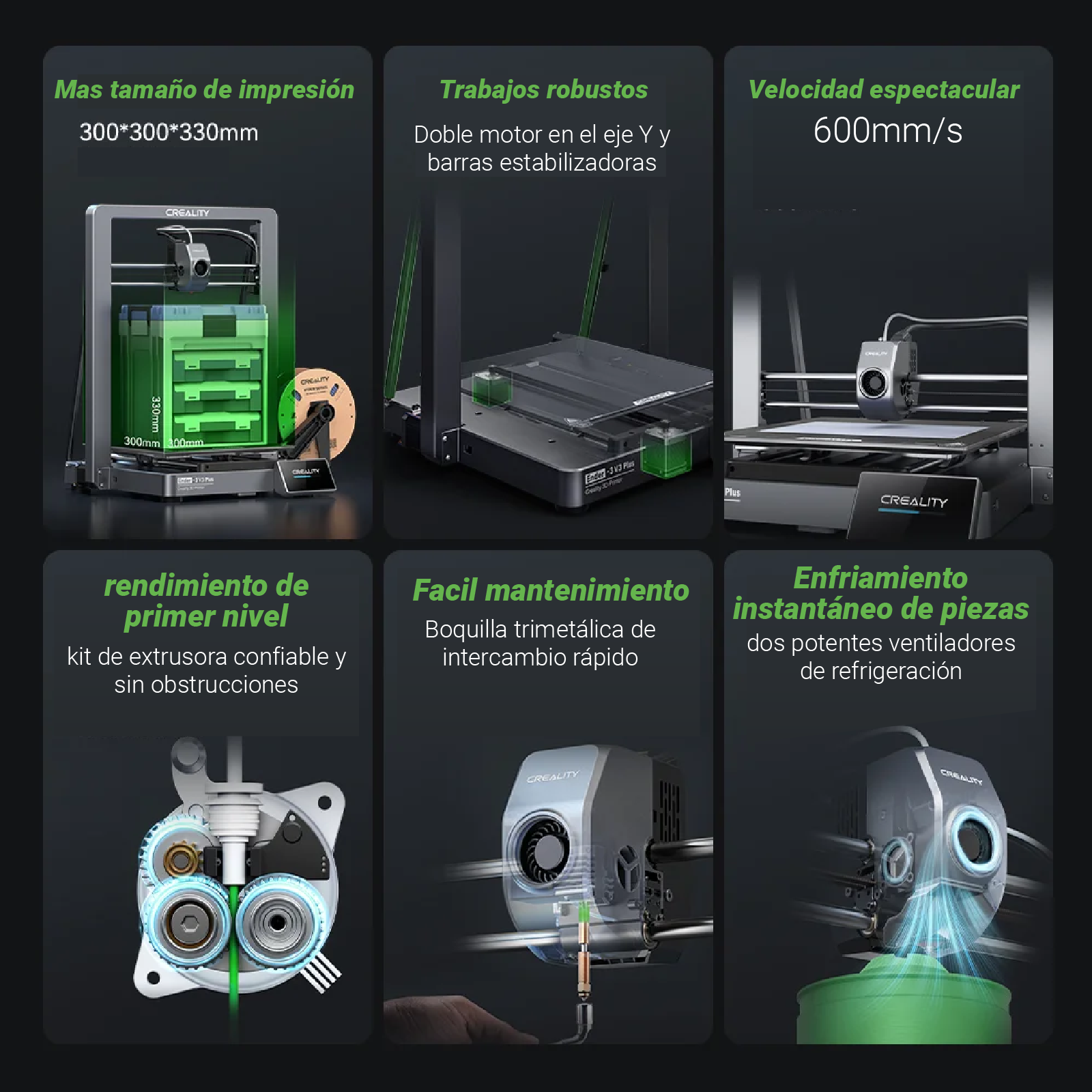Impresora 3d De Filamento Ender 3 V3 Plus Creality.