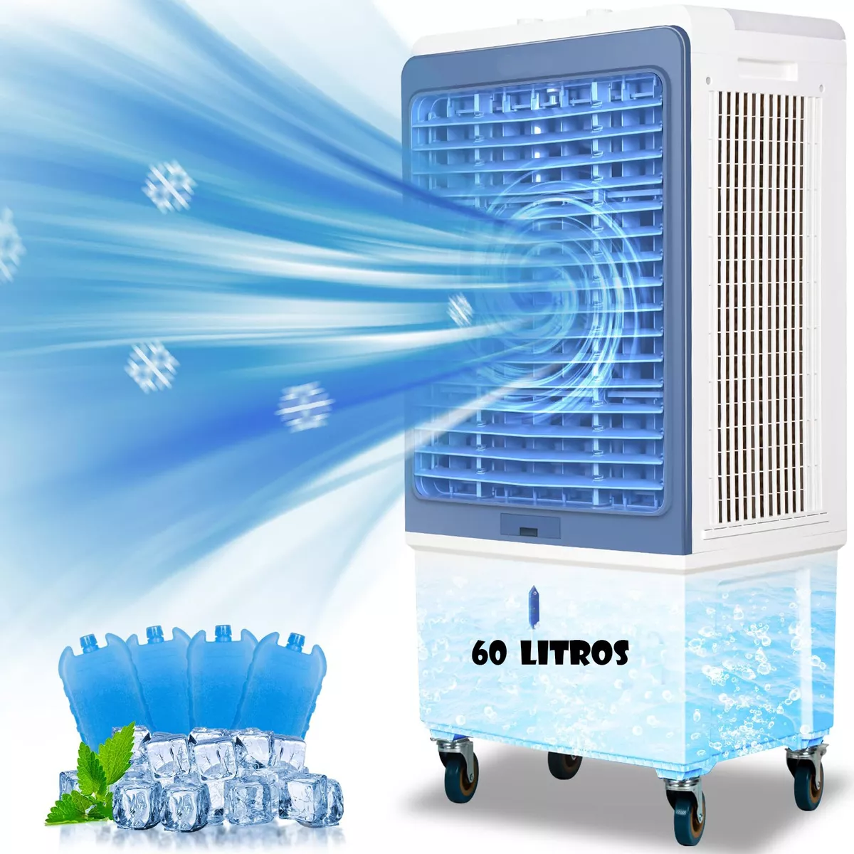 Clima Portátil Enfriador De Aire Aerotec JH-43J (60lts).