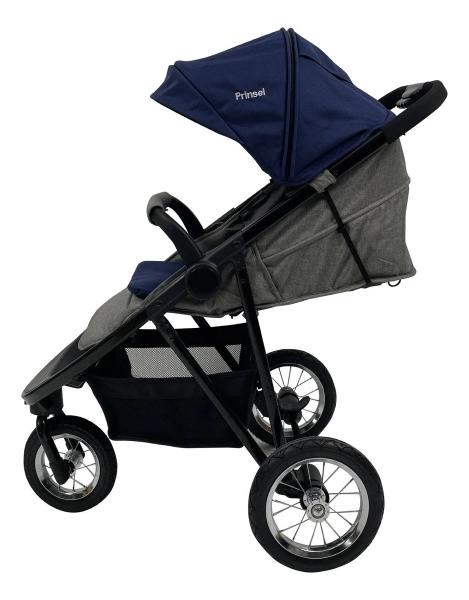Carriola Prinsel Fox Light Llantas Aire Portabebe Azul