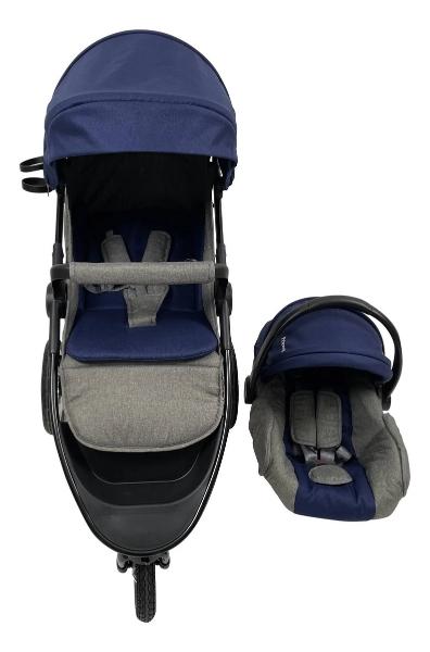 Carriola Prinsel Fox Light Llantas Aire Portabebe Azul