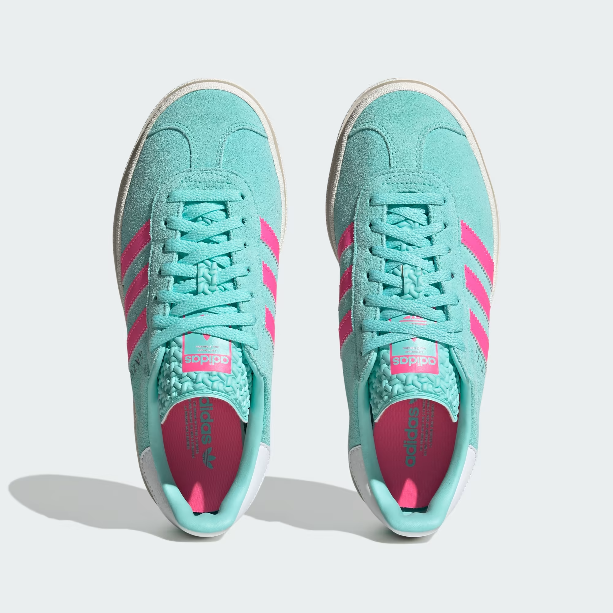 Tenis Adidas Gazelle Bold Plataforma Gamuza Mujer Original.
