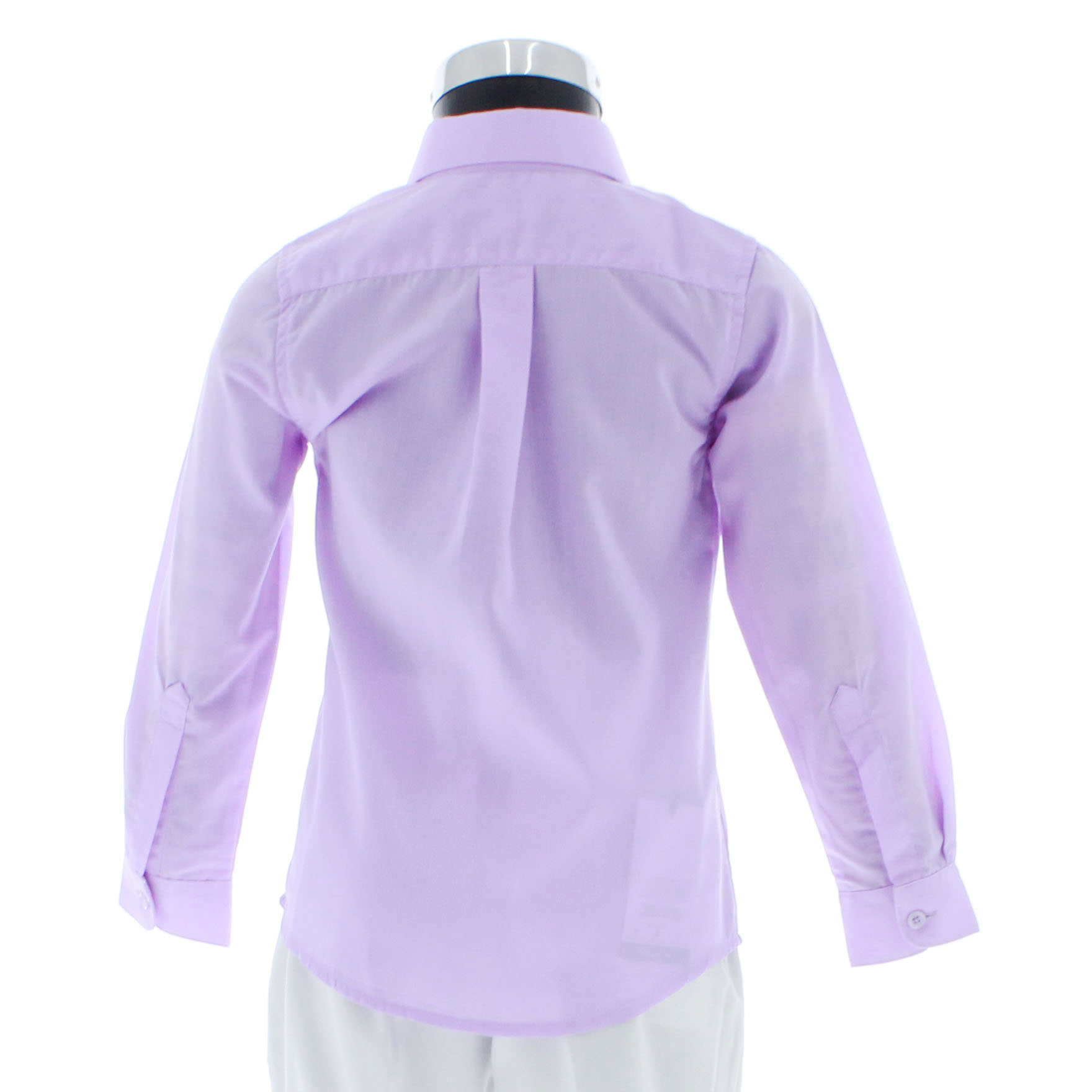 Camisa Lila De Vestir Para Niño Manga Larga 3587 2-18 Años.