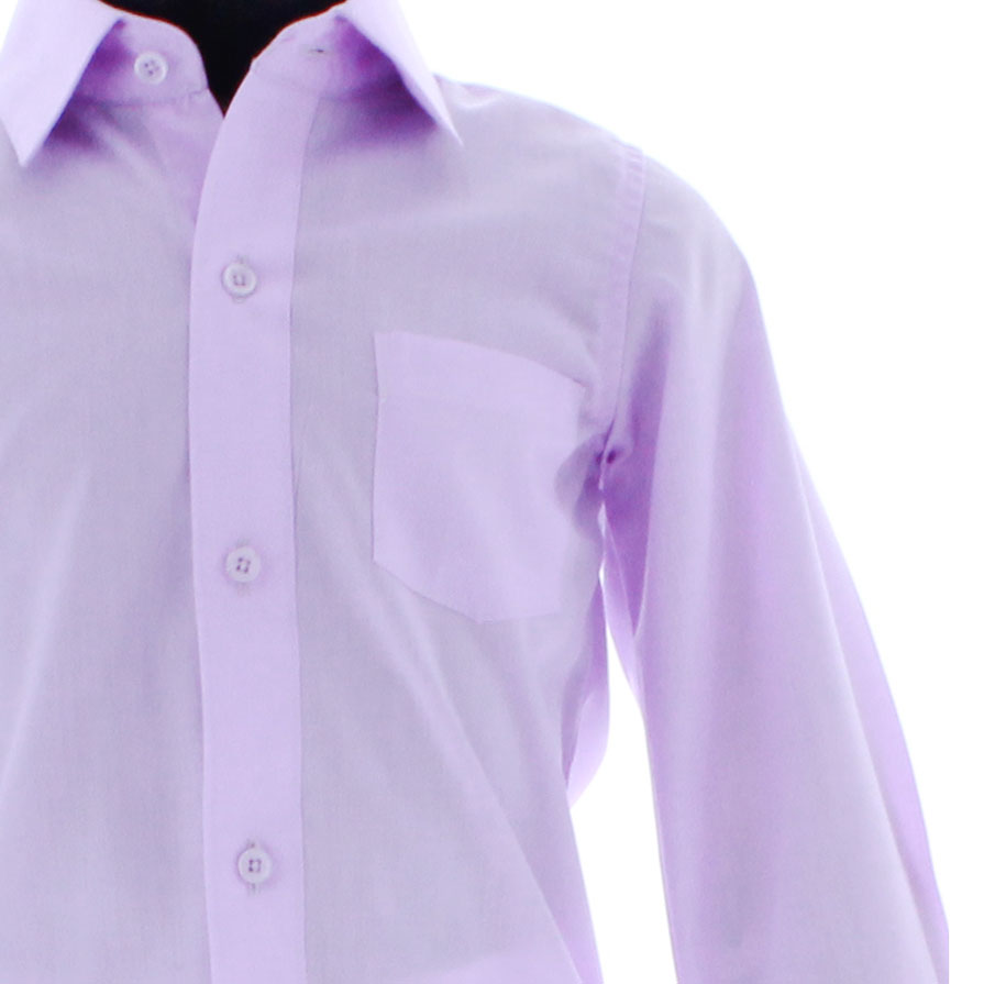 Camisa Lila De Vestir Para Niño Manga Larga 3587 2-18 Años.