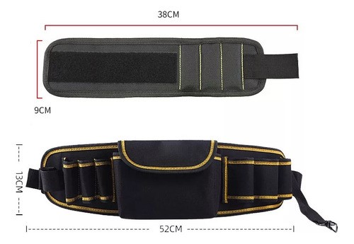 Bolsa Cinturon Porta Herramientas Profesional Para Electricistas.