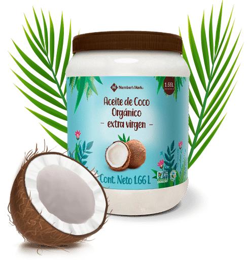 Aceite de coco Extra virgen Orgánico 1.66L.