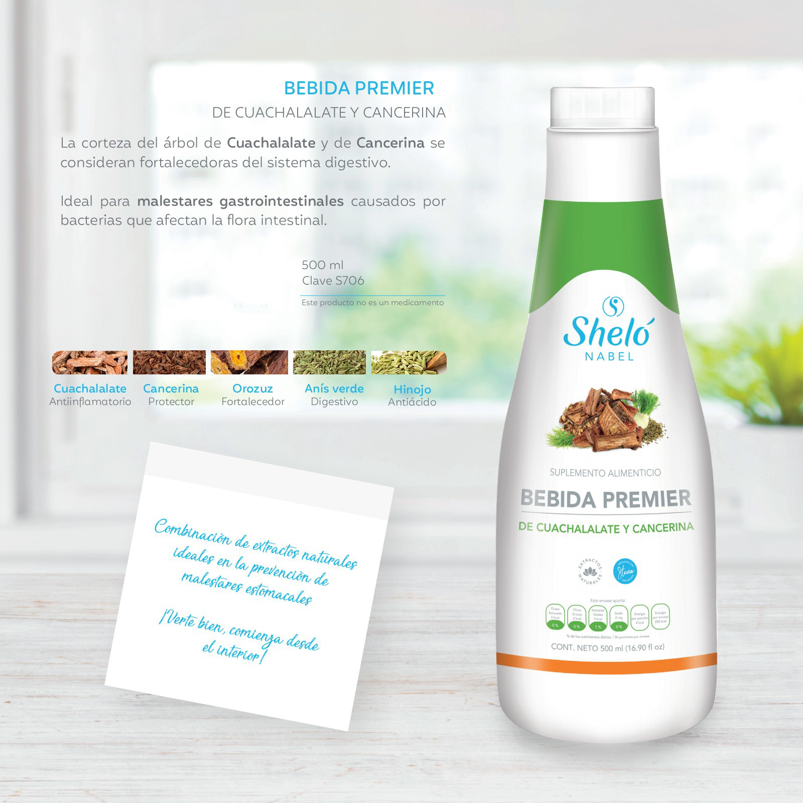 Pack Jugo De Sábila + Bebida Premier Sheló Nabel.