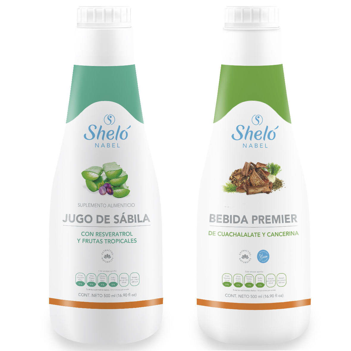 Pack Jugo De Sábila + Bebida Premier Sheló Nabel.