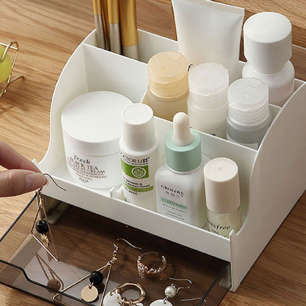 Organizador multifuncional de escritorio para oficina escuela hogar cosmeticos.