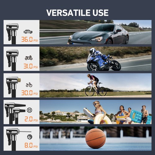 Compresor De Aire Inflador De Llantas Astroai De 160psi 12v.