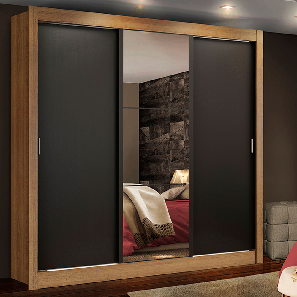 Ropero Closet Madesa 3 Puertas 1 Espejo MN
