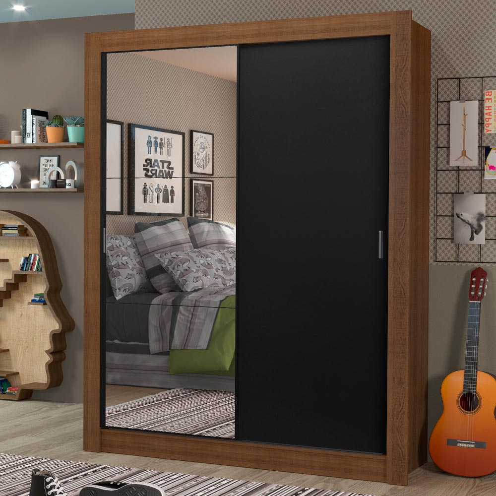 Ropero Closet Madesa 2 Puertas 1 Espejo MN