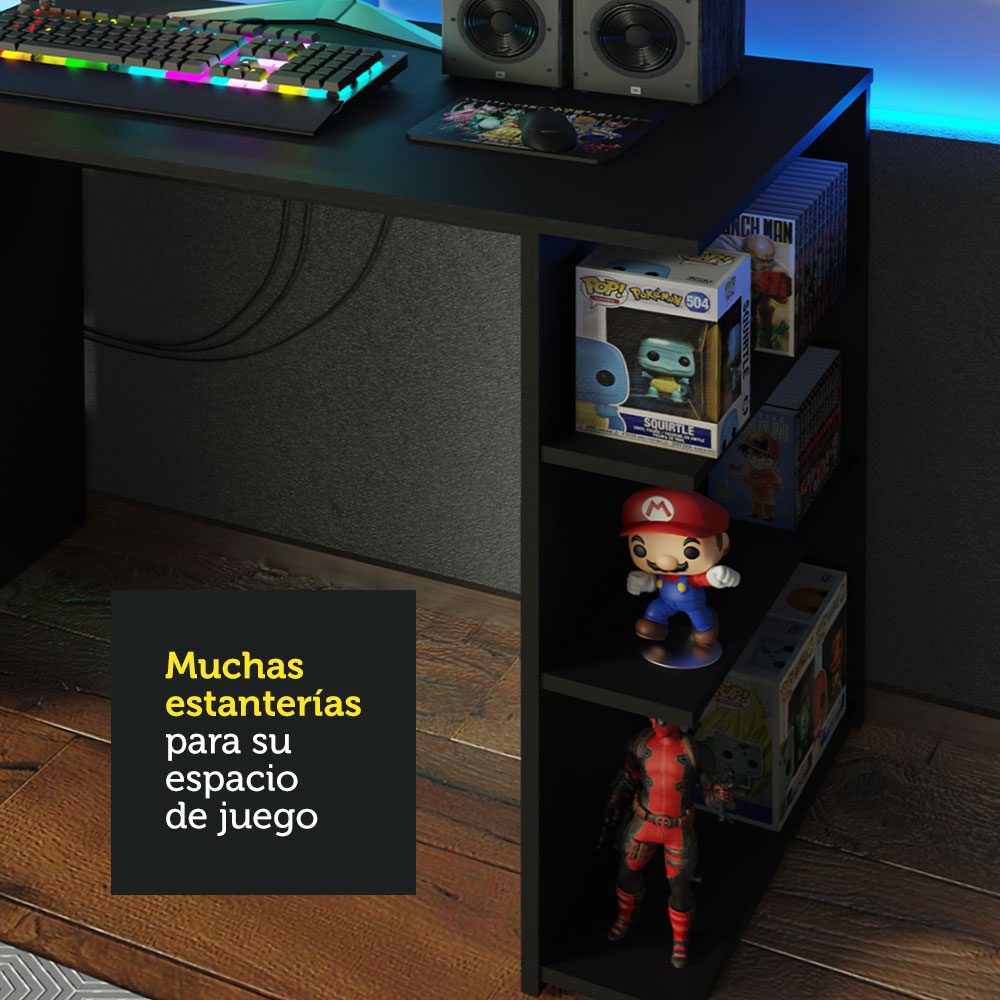 Mesa Gamer Escritorio Para Computador 9414 NN