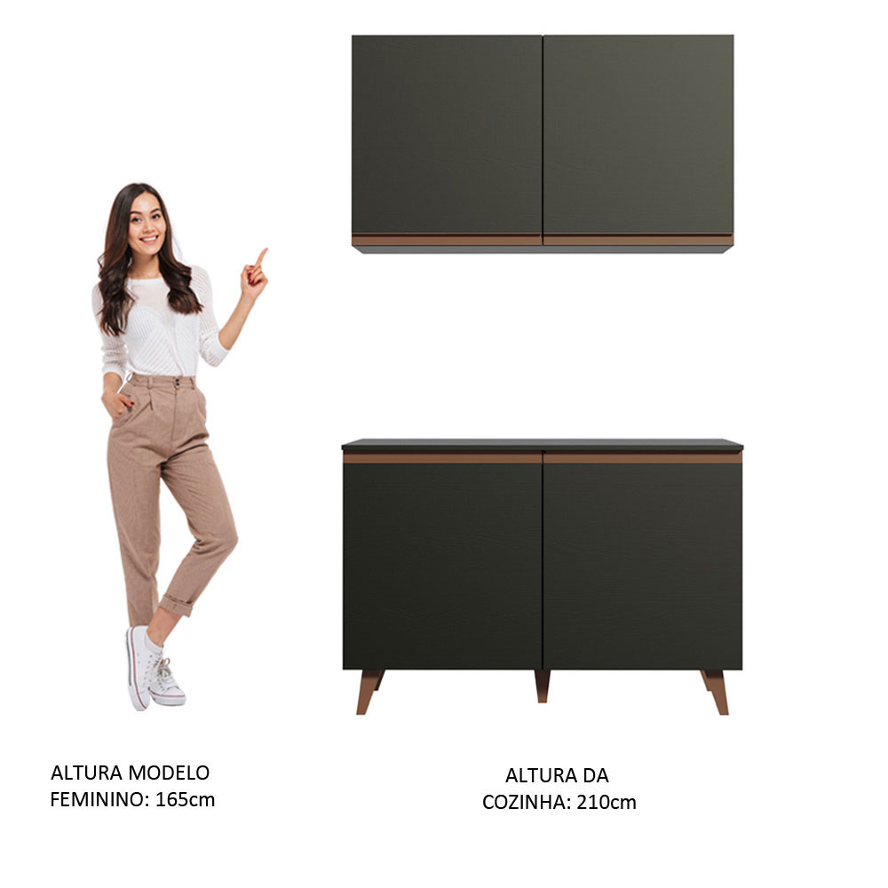 Cocina Integral Modular Madesa Reims 120cm NN