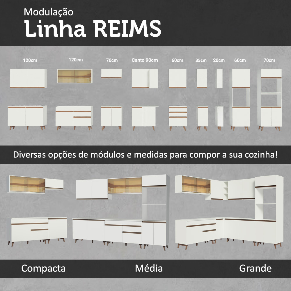 Cocina Integral Completa Modular Madesa Reims 120cm BB