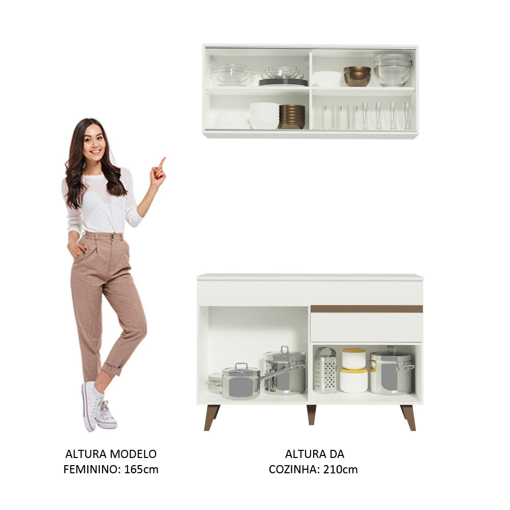 Cocina Integral Completa Modular Madesa Reims 120cm BB