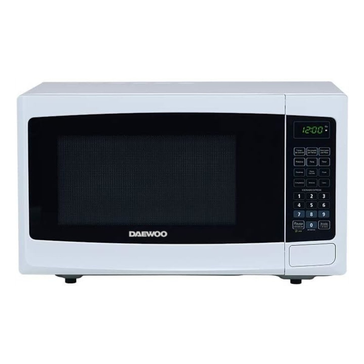 Horno Microondas DAEWOO 0.7p3 700W descongelación blanco.