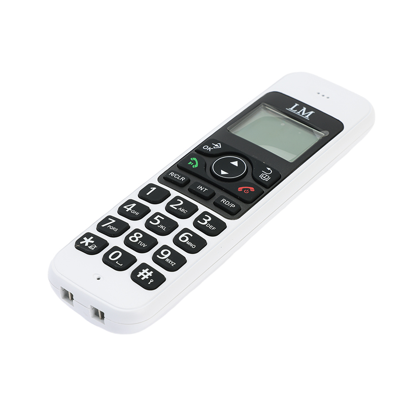  Teléfono Inalámbrico Fijo Moderno marca LM 521-2  Para Casa Oficina.