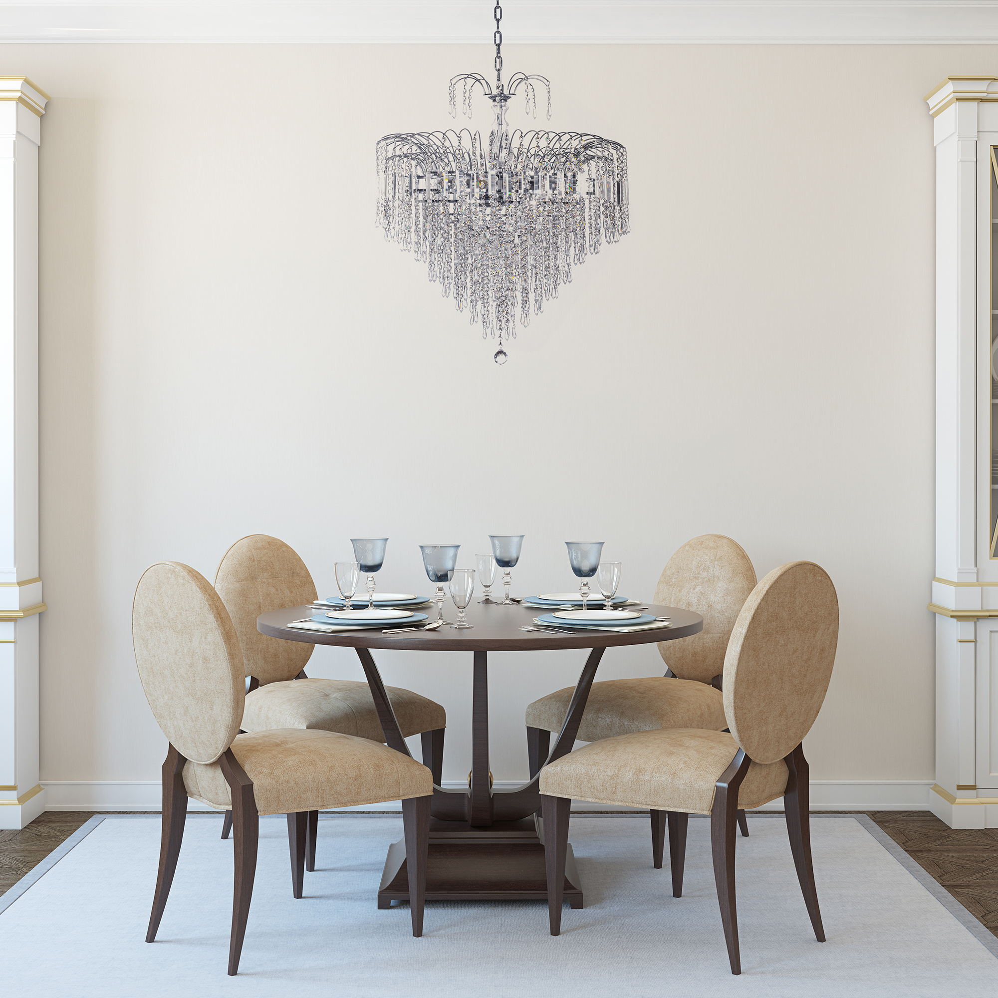 Candil Colgante Gamalux Europa Milan Cristal Hq K9 De 15 Luces CH.