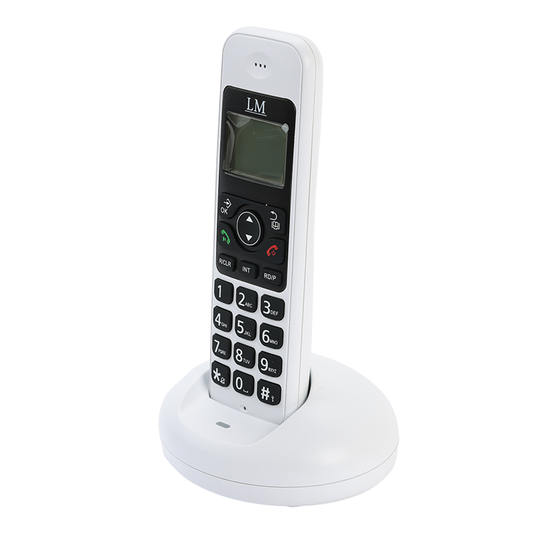  Teléfono Inalámbrico Fijo Moderno marca LM 521-2  Para Casa Oficina.