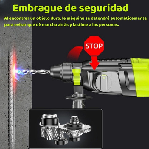 Rotomartillo Taladro Cincelador Perforador Sds-plus 1200w.