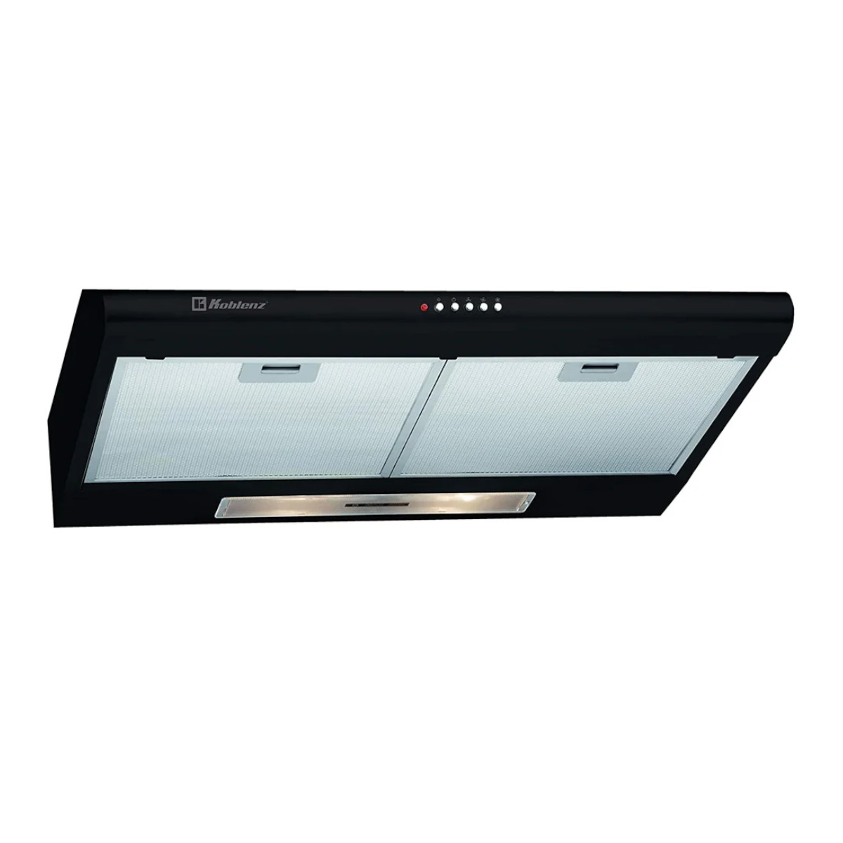Campana Cocina Koblenz CMK-76G negro 76cm motor silencioso 3Vel.