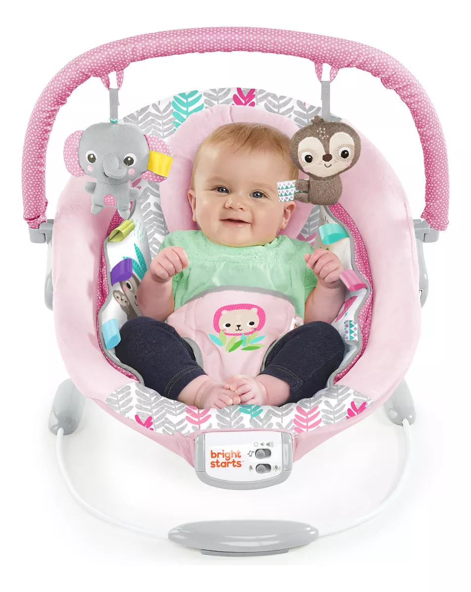 Bouncer Silla Mecedora Bright Starts Jungle Vines Rosa