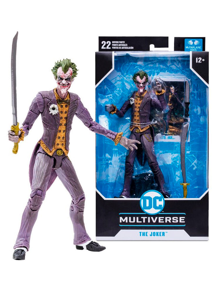 DC Multiverse The Joker Infected Arkham City Batman.