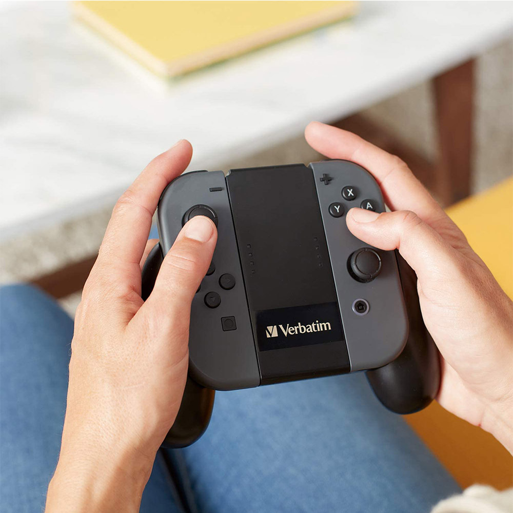 Base Con Cargador Para Joy Cons Nintendo Switch Charging Grip Verbatim 70219.