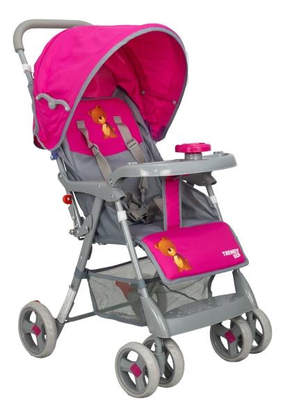 Carriola Trendy Kids Happy Reclinable Ligera Rosa